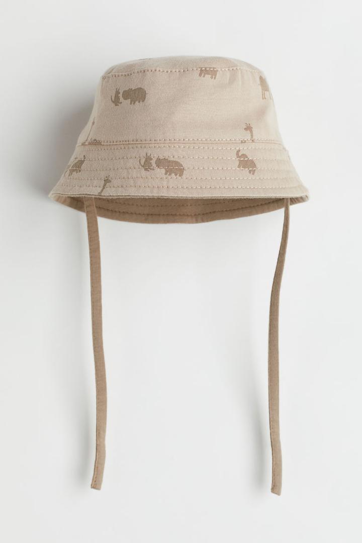 H & M - Reversible Sun Hat - Beige