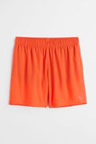 H & M - Fast-drying Sports Shorts - Orange