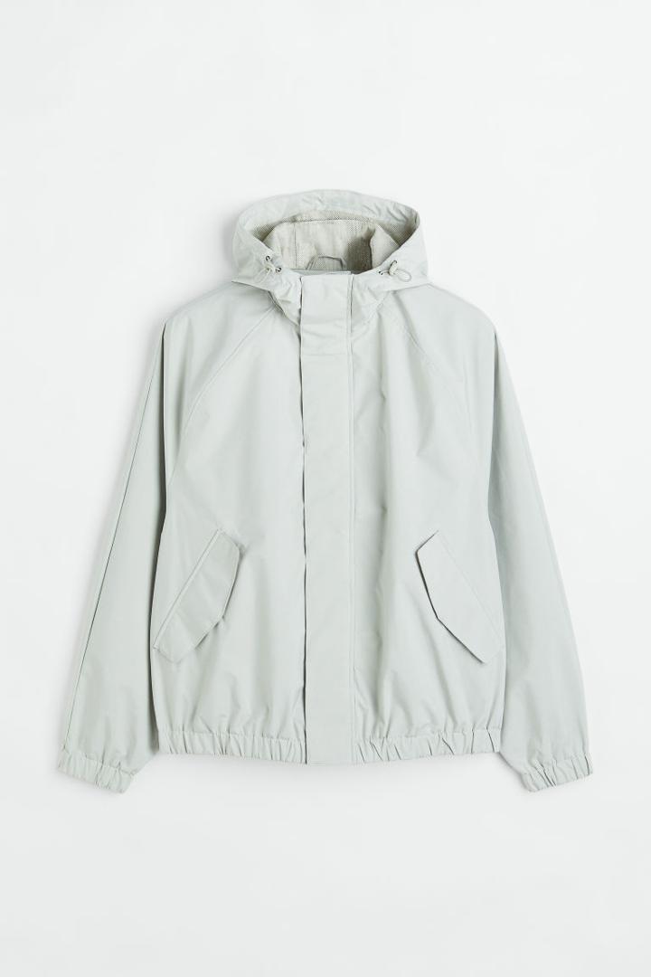 H & M - Water-repellent Short Jacket - Gray