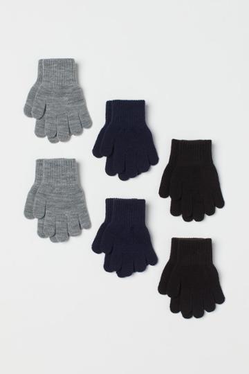 H & M - 6-pack Gloves - Blue