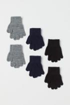H & M - 6-pack Gloves - Blue