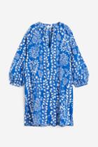 H & M - Double-weave Tunic Dress - Blue