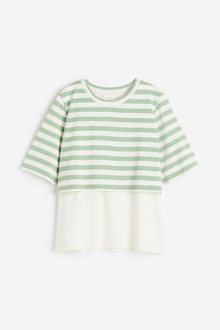 H & M - Mama Nursing Top - Green