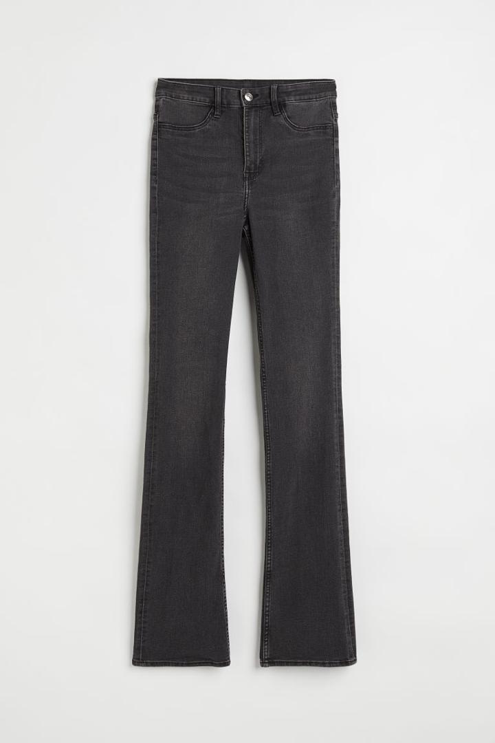 H & M - Slim Bootcut High Jeans - Gray