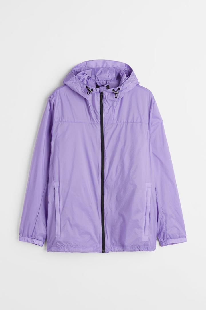 H & M - Water-repellent Windbreaker - Purple