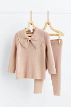 H & M - 2-piece Knit Cotton Set - Orange