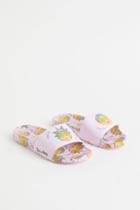 H & M - Printed Pool Shoes - Purple