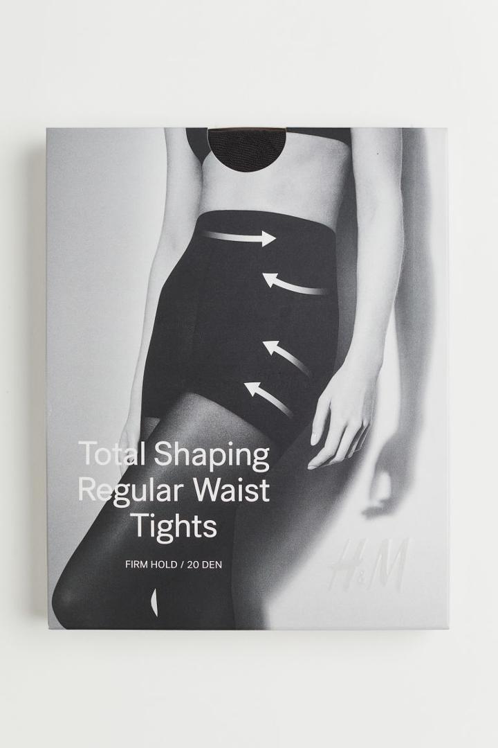 H & M - Shaping Tights 20 Denier - Black