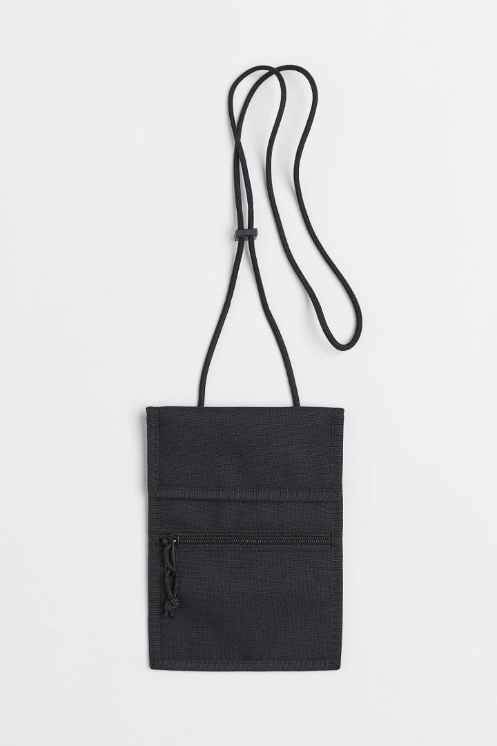 H & M - Neck-strap Bag - Black