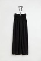 H & M - Tie-detail Dress - Black