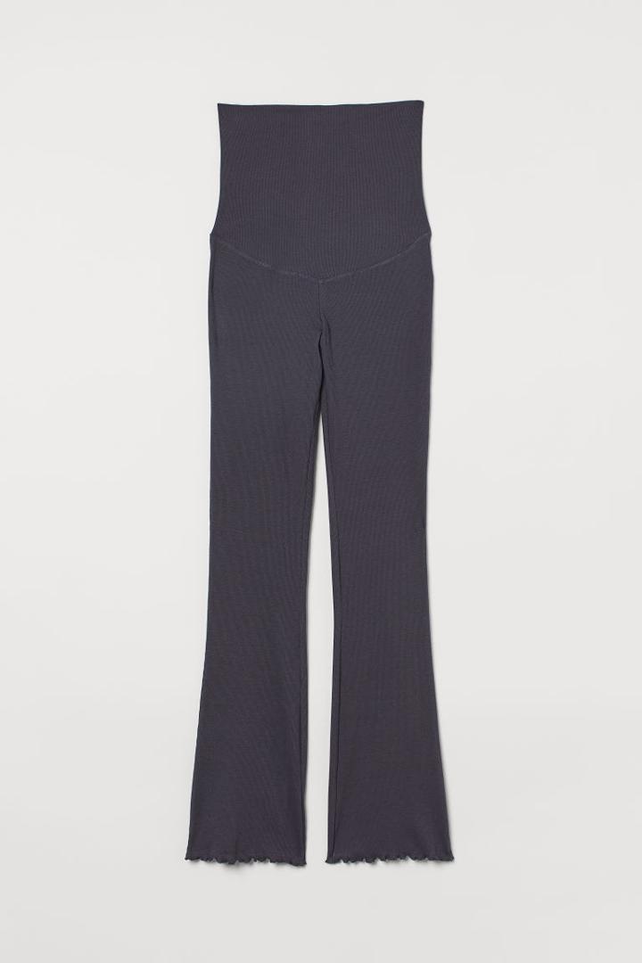 H & M - Mama Before & After Flared Leggings - Gray