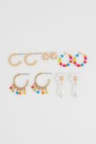 H & M - 5 Pairs Earrings - Gold