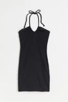 H & M - Halterneck Dress - Black