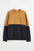 H & M - Relaxed Fit Sweatshirt - Yellow