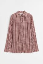 H & M - Textured Jersey Shirt - Black