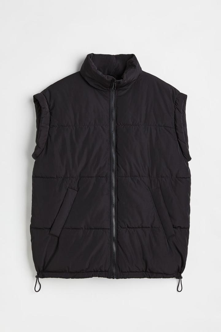 H & M - H & M+ Padded Vest - Black