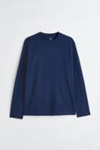 H & M - Regular Fit Thermolite Jersey Shirt - Blue