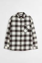 H & M - Cotton Twill Shirt - White