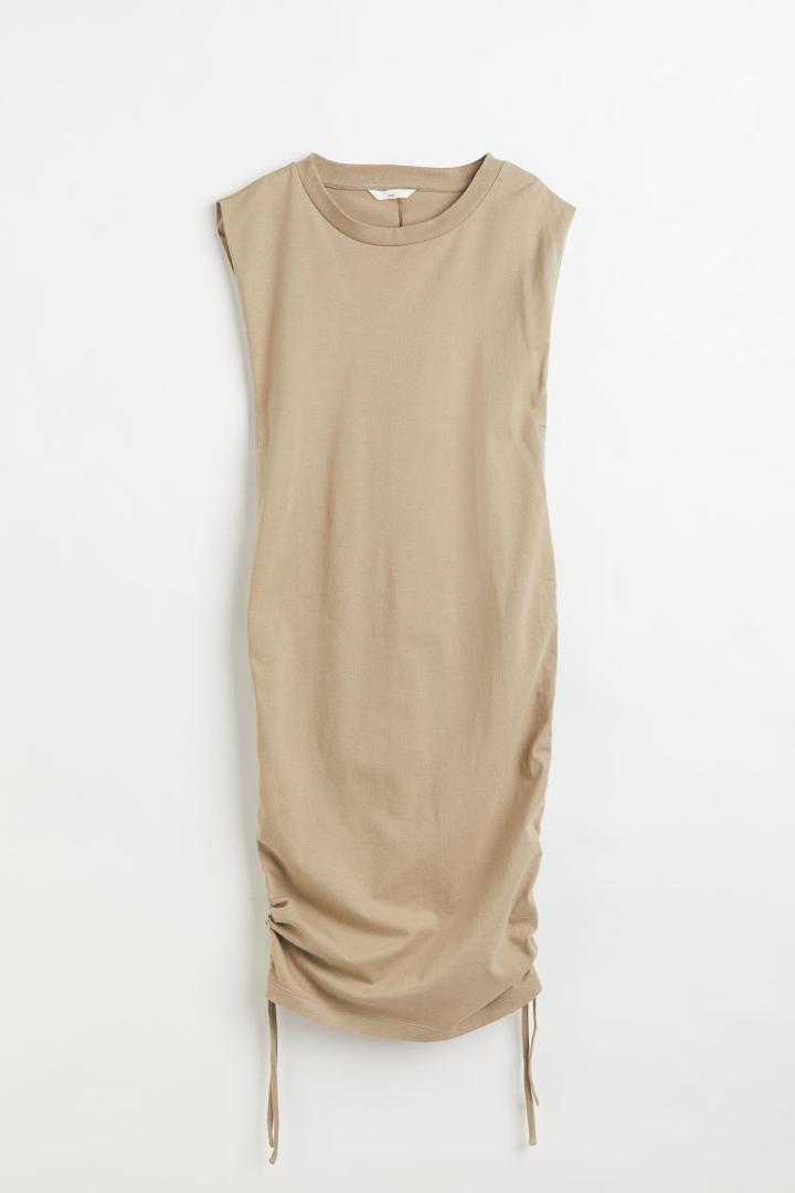 H & M - Mama Drawstring Dress - Green
