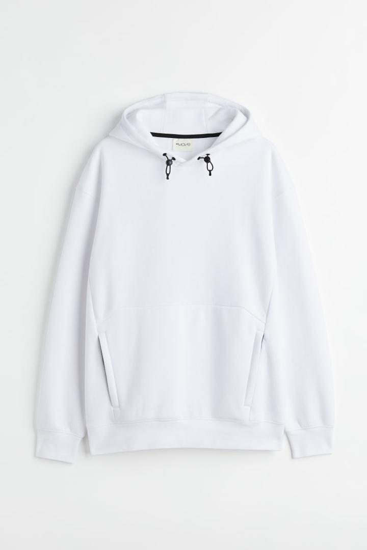 H & M - Warm Sports Hoodie - White