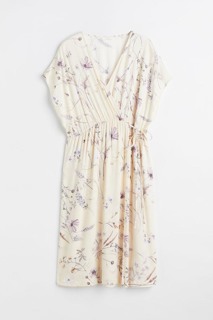 H & M - Mama Wrap Dress - Beige