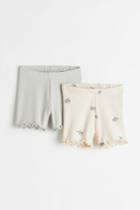 H & M - 2-pack Cycling Shorts - Black