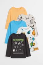 H & M - 5-pack Cotton Jersey Shirts - White