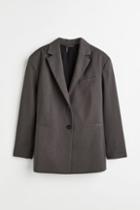 H & M - Single-breasted Jacket - Gray