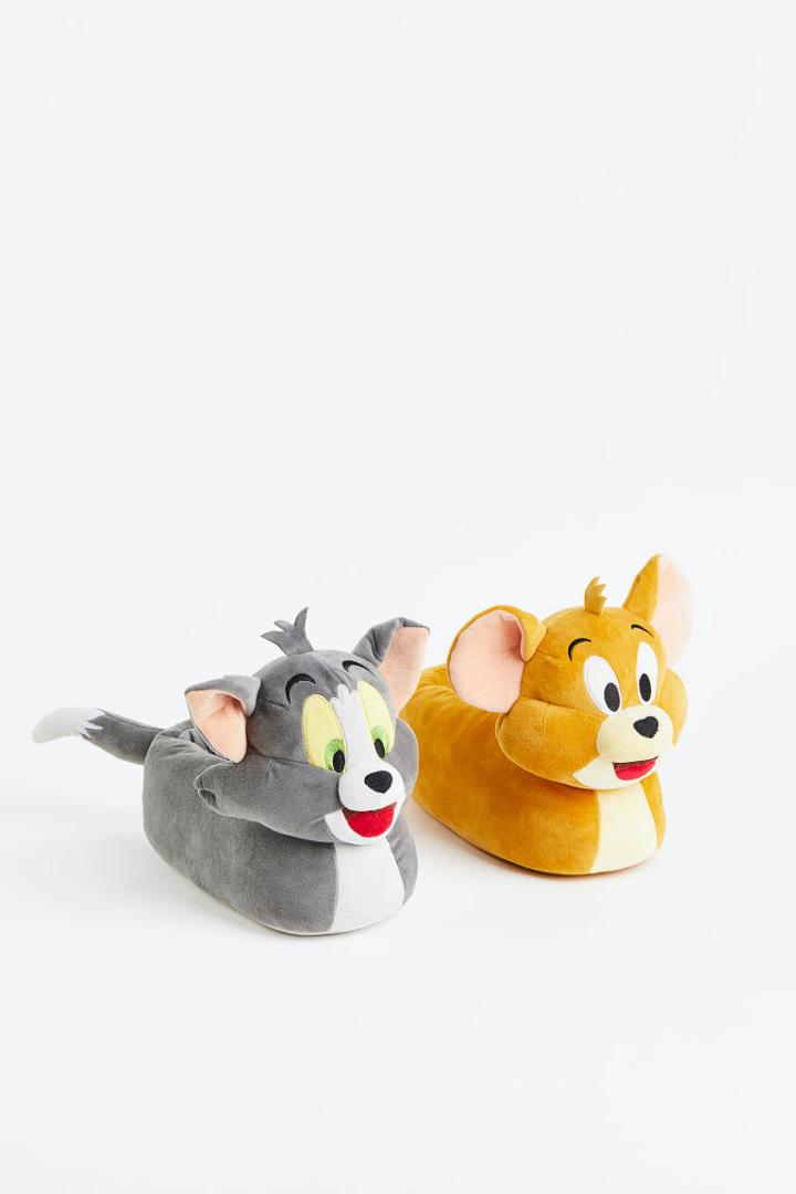 H & M - Soft Slippers - Gray