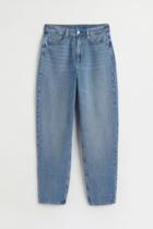 H & M - Mom Loose Fit Ultra High Jeans - Blue