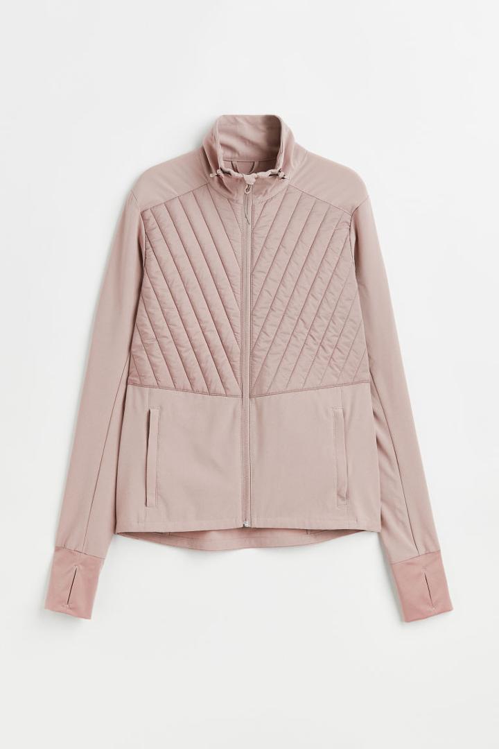 H & M - Slim Fit Running Jacket - Brown