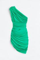 H & M - Draped Dress - Green