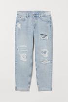 H & M - Boyfriend Low Regular Jeans - Blue