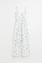H & M - Patterned Jumpsuit - White