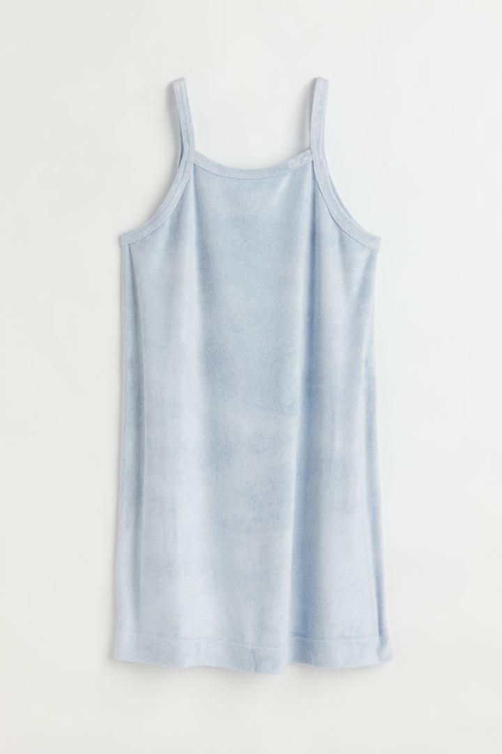 H & M - Terry Mini Dress - Blue