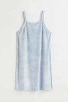 H & M - Terry Mini Dress - Blue