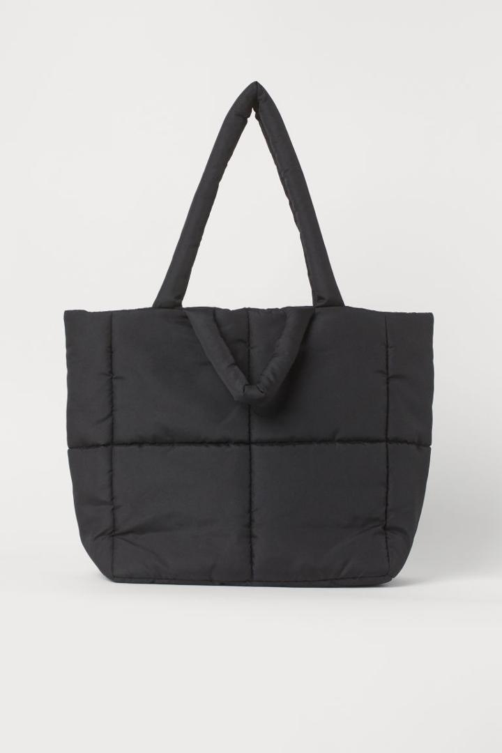 H & M - Padded Shopper - Black