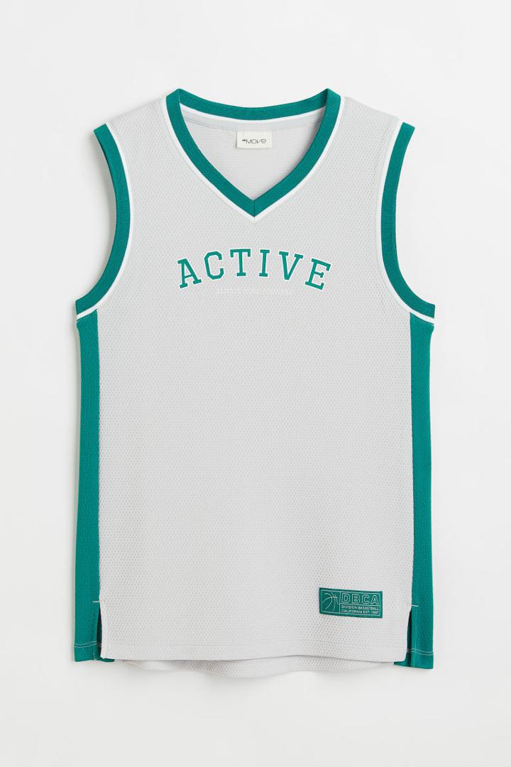 H & M - Basketball Tank Top - Gray