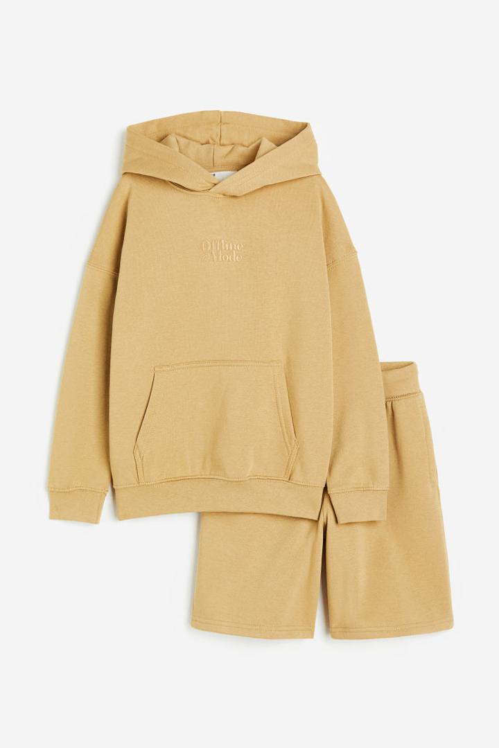 H & M - 2-piece Sweatsuit - Beige