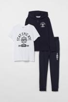H & M - 3-piece Tracksuit Set - Blue