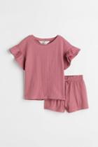 H & M - Crinkled Set - Pink