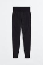 H & M - Drymove&trade; Seamless Shaping Sports Leggings - Black