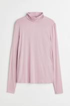 H & M - Turtleneck Top - Pink