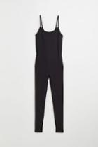 H & M - Thermolite Ribbed Jumpsuit - Black