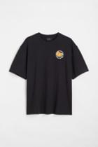 H & M - Relaxed Fit Cotton T-shirt - Black