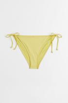H & M - Tie Bikini Bottoms - Yellow