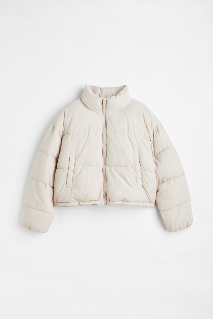 H & M - H & M+ Puffer Jacket - Beige