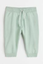 H & M - Cotton Sweatpants - Green