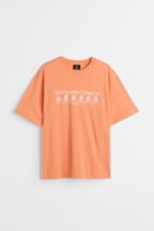 H & M - Relaxed Fit T-shirt - Orange