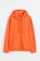 H & M - H & M+ Oversized Hooded Jacket - Orange